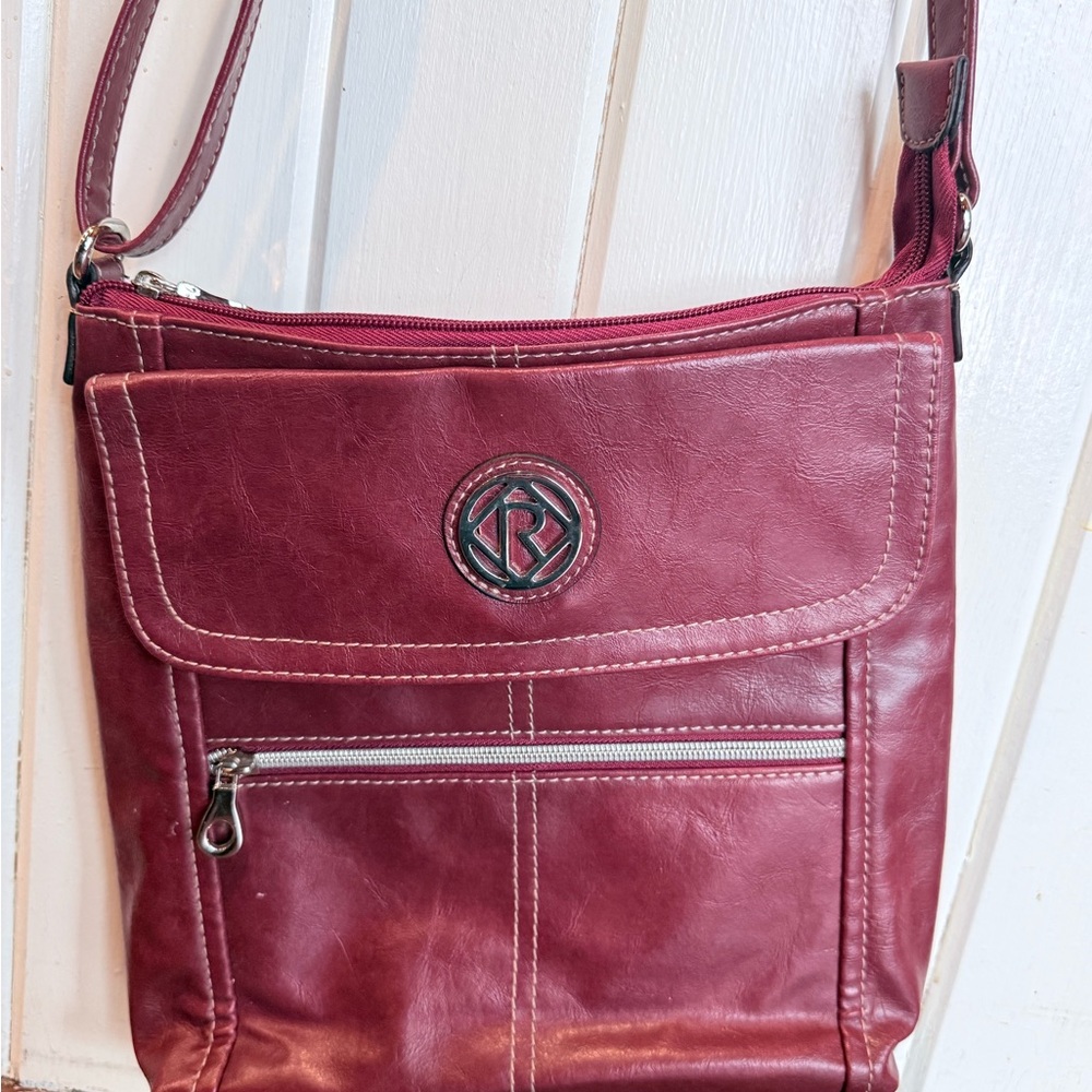 Relic Burgundy Crossbody Bag